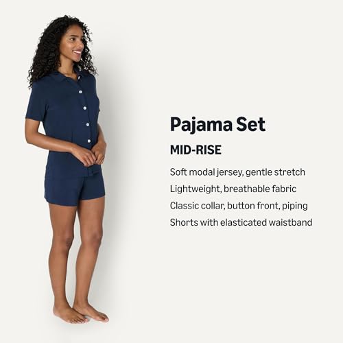 Image of Amazon Essentials x Sofia Grainge Mommy and Me Short Sleeve Pajama Set