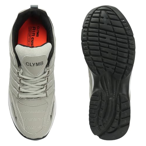 Image of CLYMB Cosco Sports Shoe with Synthetic Upper Lightweight Comfortable Mid Top Running Shoes for Men's & Boy's
