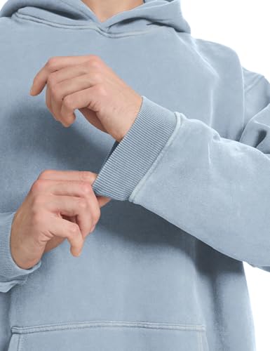 Image of Hatant Oversized Hoodie Sweatshirts for Men Couples Heavyweight Hoodies Pullover Vintage Mens Acid Wash Sweaters Clothes 2026