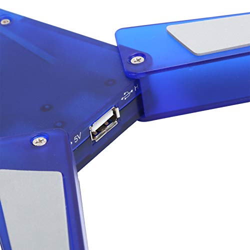 Base refrigerante para laptop con ventilador LED azul miniatura 7