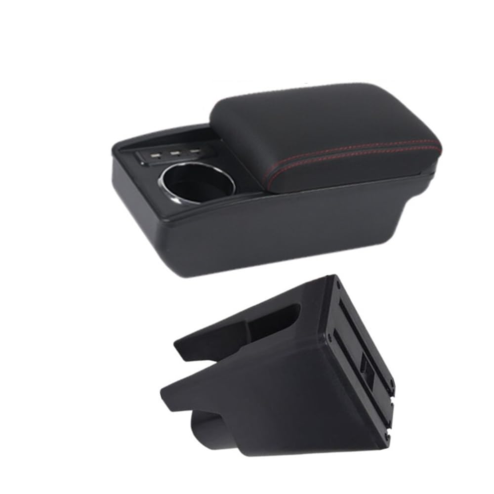 Yulegudi M1 Red Line 3Usb Car Armrests For Citroen For C1 Car Armrest Box