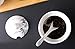 123Arts Ceramics Marbling Sugar Salt Pepper Storage Jar Seasoning Pot with Lid And Spoon