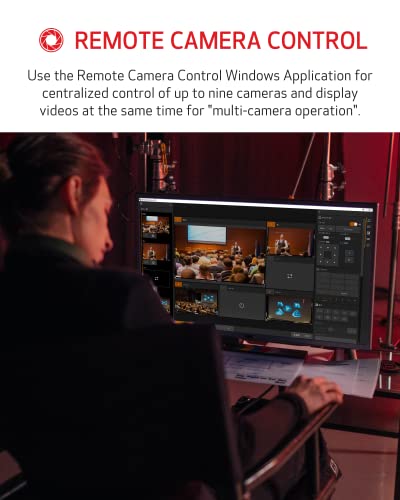 Canon Cr-N500 Pro Ptz Camera Wh 15X Optical Zoom Lens, 1” 4K 30P Dual Pixel Af Sensor, 3G-Sdi, Hdmi, Ip Video Out, Ndi Hx2, Srt- Church, Live Events, Streaming Conference, Classroom, Esports, Vlogging #TOP5