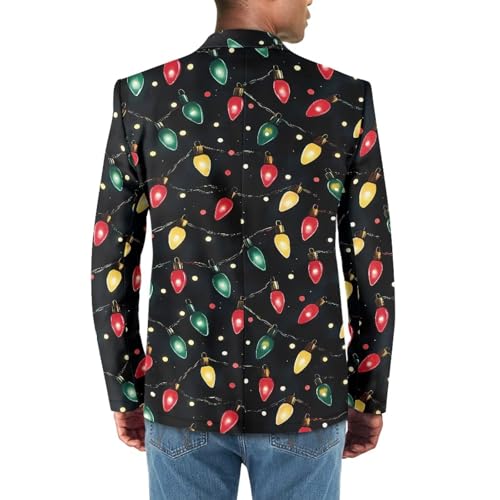 Men Suit Sport Coat Regular Fit Business Casual One Button Travel Blazer Lightweight Suit Jacket with Pockets2