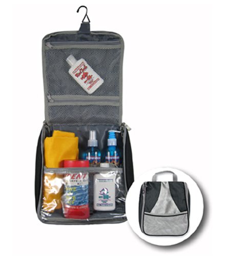 Anne McAlpin Large Hanging Toiletry Travel & Storage Personal Organizer Bag Kit Bathroom