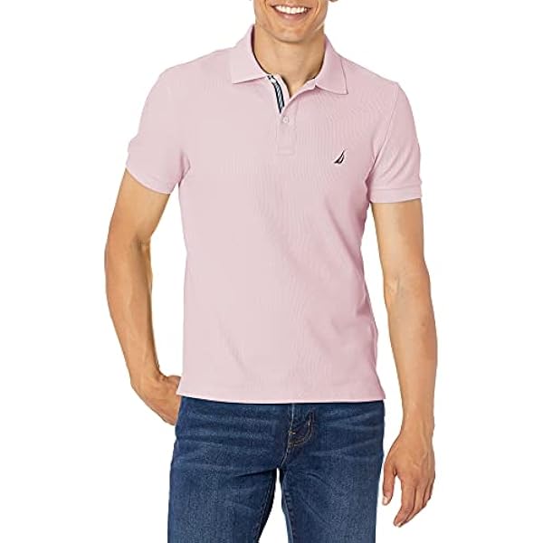 Nautica Men's Solid Slim-Fit Deck Polo Shirt Uomo