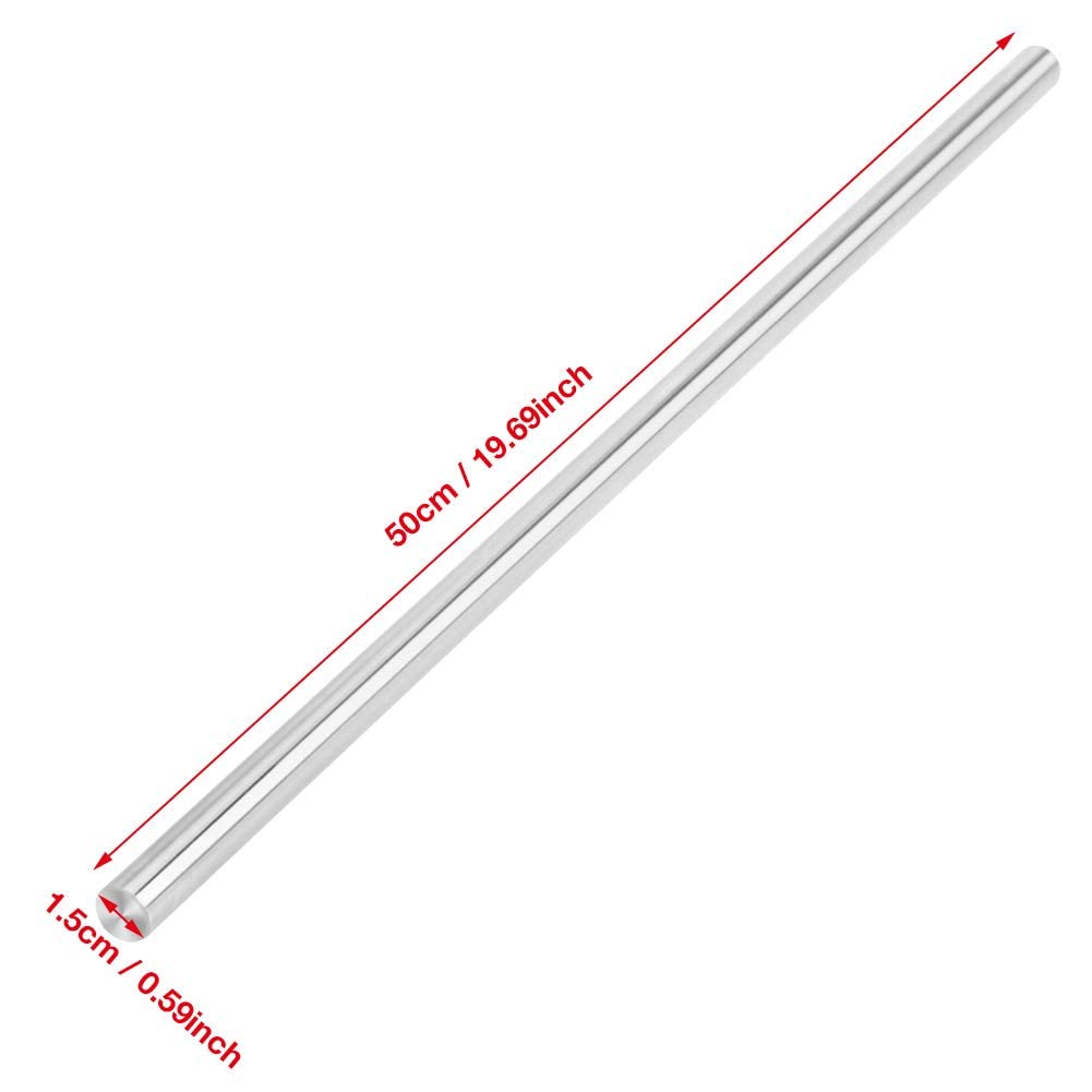 1 Stück 15 Mm 500 Mm Rundstahl, 15 Mm Stahlstange, 15 Mm Edelstahlstange, Linear Plattierte Kohlenstoffstahlstange, Gehärtete Zylinderstange