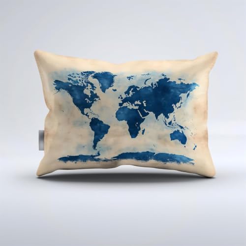 Parure de lit carte du monde 3D en microfibre douce premium M.2339