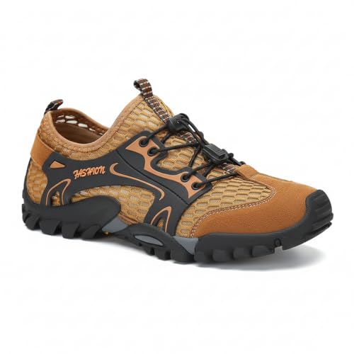 FLARUT Men's Sandals Barefoot Hiking Shoes Quick Dry Lightweight Outdoor Training Water Walking...