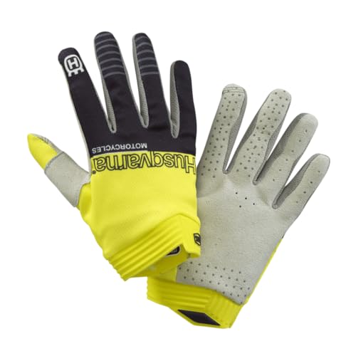 Gants cross enfant ITrack éviter ampoules guidon KTM jaune L