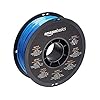 Amazon Basics, 3D-printerfilament, PLA, 1,75 mm, spoel van 1 kg, zijdeachtig blauw