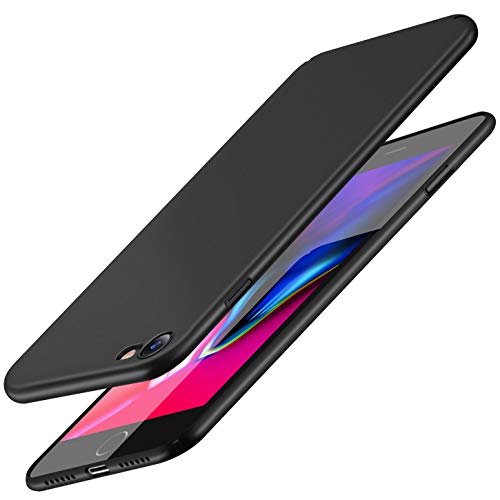 iPhone SE Case New 2020, iPhone 8 Case, iPhone 7 Case, RANVOO Slim Fit Shell Ultra Thin Anti-Scratch Minimalist Matte Finish PC Hard Cover - Premium Packaging - Matte Black