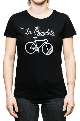 La Bicicleta Camiseta Classic Black Woman, S