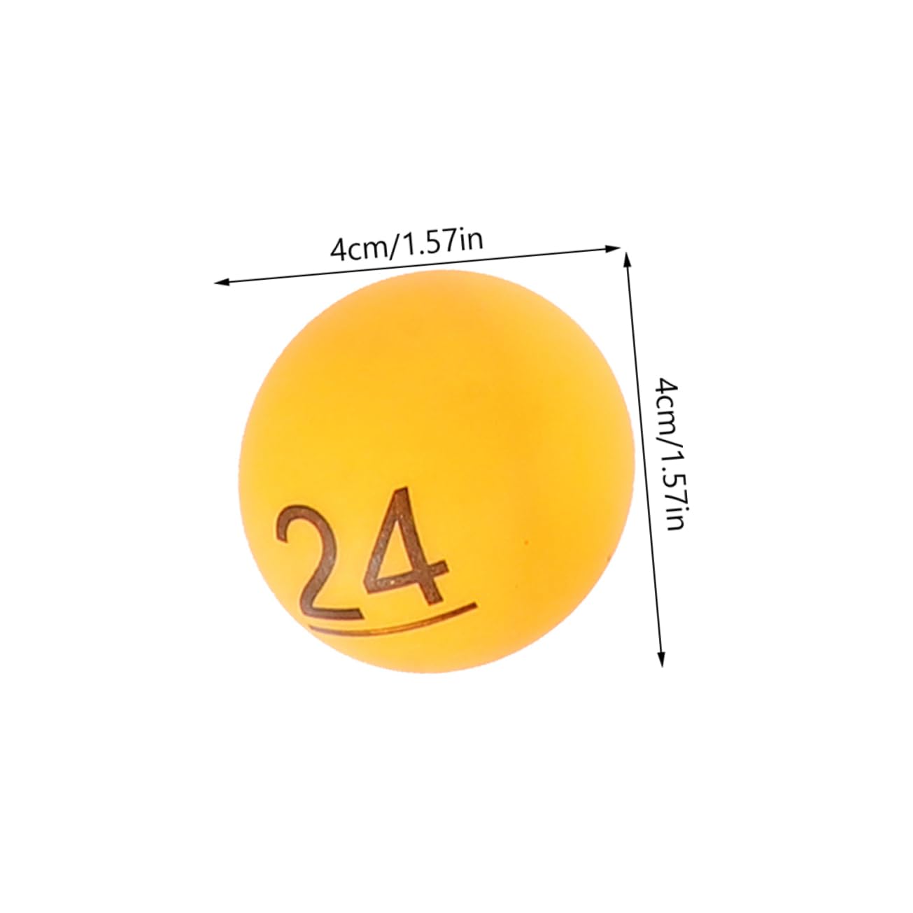 balacoo Mini Raffle Balls 80pcs Small Numbered Balls for Bingo and Game Activities