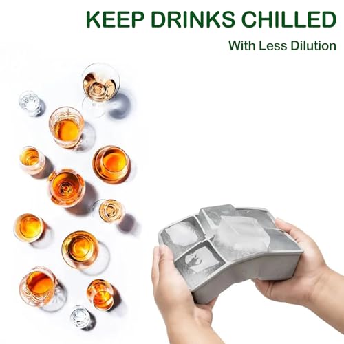 Bandeja para cubos de hielo de silicona pack 2 miniatura 6