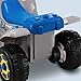 Kid Trax Nickelodeon's Paw Patrol Toddler Quad Electric Ride On Toy, 18-30 Months, 6 Volt, Max Weight 44 lbs, Blue/Grey