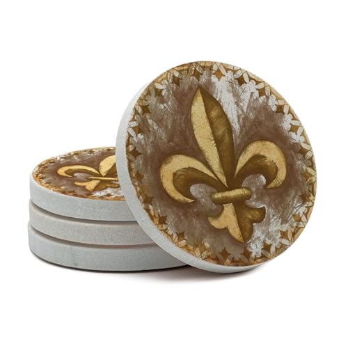 Dessous de verre avec support Thirstystone TS2141 Fleur de lys table - 2