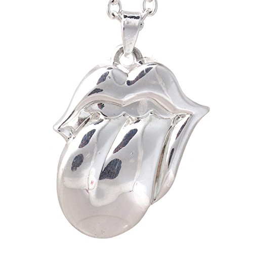 The Rolling Stones Silver Tongue Necklace