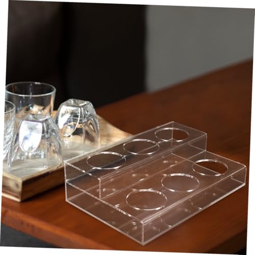 Organizador de botellas de jarabe de café VICASKY acrílico miniatura 7