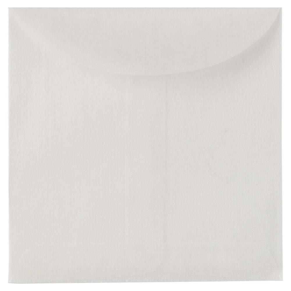 LUXPaper Open End Square Envelopes | 3 1/2" x 3 1/2" | Glassine | 30lb. Text | 50 Qty