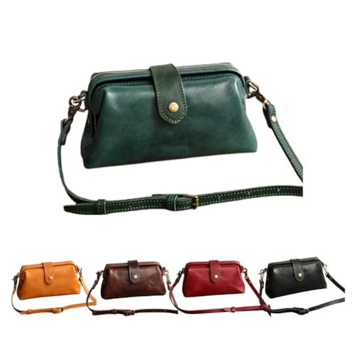 Langrents Handbag,Retro Handmade Bag,Large capacity in small body