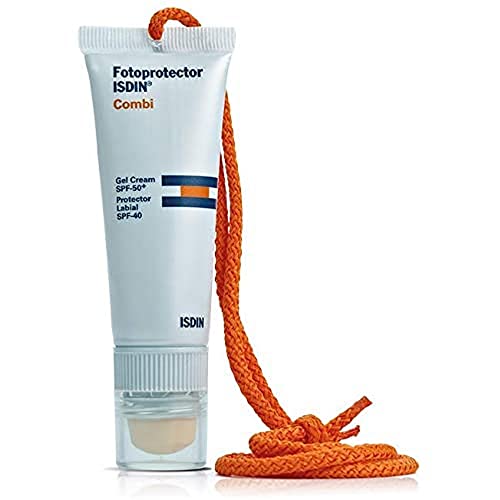 Fotoprotector ISDIN Combi - Fotoprotección 2 en 1: Protector solar para cara, cuerpo y labios, 20 ml