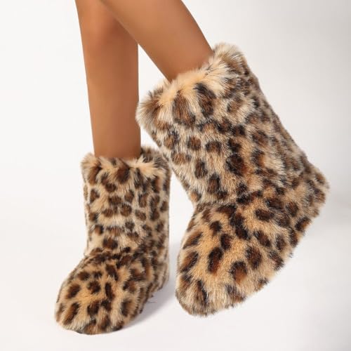 Bottes léopard à plateforme : restez au chaud tout l'hiver - 3