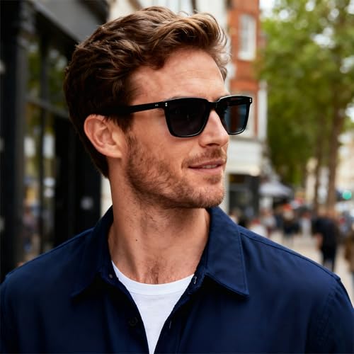 Image of STGATN Polarized Sunglasses for Men and Women, UV400 Protection Trendy Retro Sun Glasses for Driving Outdoor Hiking Fishing