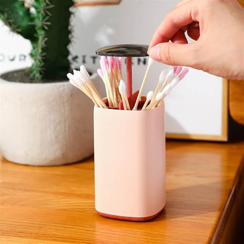 Distributeur automatique de cure-dents pop-up et coton-tige à pression | Lot de 3