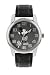 Produktbild Disney Mickey Mouse MK1461 Armbanduhr, Unisex, silberfarbenes Gehäuse, schwarzes Lederband