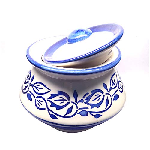 Buy Ceramic Pot with Lid Ceramic Curd/Dahi Handi Serving Pot Online