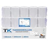 Thermopapier Thermalking 80mm x 80mm für Bondrucker
