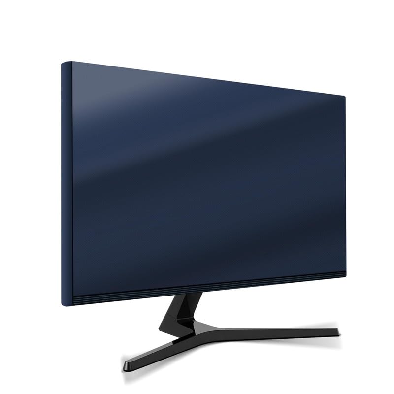 Image of FCS Water Resistant Nylon Fabric Anti-Static Dustproof LCD /LED /HD Monitor Cover Compatible for 24inch {Dell |HP| LG |Lenovo |Samsung |Acer |Benq } All Brands Displays-Fits All Flat & Curved