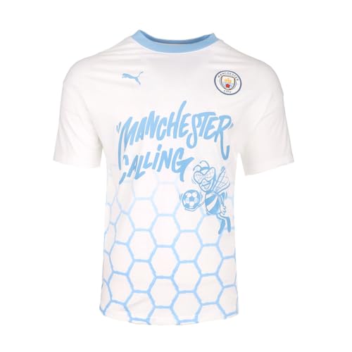 Puma Men's Club World Cup T-Shirt, Manchester City-Puma White, XX-Large - image 3