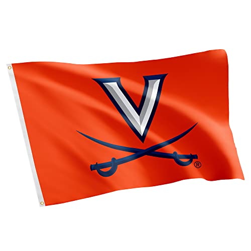 Desert Cactus University of Virginia UV Flag - 3 x 5 Feet Cavaliers Banner, Indoor/Outdoor Durable Fabric, 100% Polyester Design (Style 2)