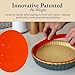 Classic All-in-One Tart Pan 9 Inch Removable Bottom Set with Patented Silicone Crust Shaper & Pie Weight - Quiche Baking Dish & Tart Molds for Baking Fruit Tarts, Pies & Quiches