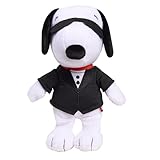 Peanuts Bean Plush Snoopy Secret Agent, Easter Basket Fillers, Gifts, Presents, Kids Toys for Ages 3 Up by Just Play
