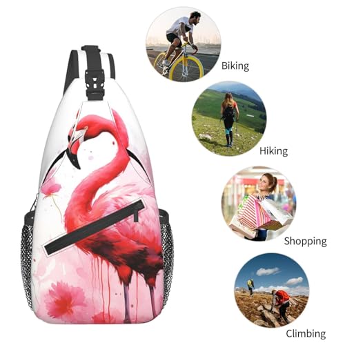 Bolso pequeño de bandolera para senderismo unisex negro miniatura 6