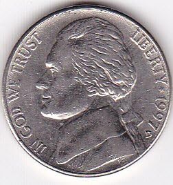 1997-D Jefferson Nickel Coin Thumbnail
