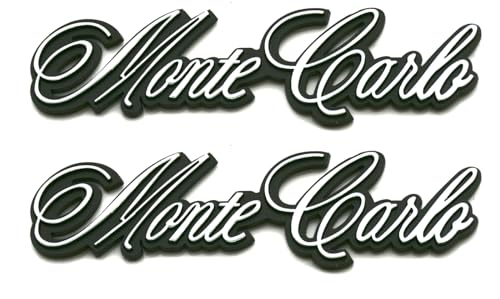 2pc Script Emblem 3D Nameplate