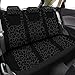 Frienda 13 Pcs Leopard Print Car Accessories Set, Includes Seat Covers Set Leopard Steering Wheel Cover Mats Armrest Pad Cover Seat Belt Pads Keychain and Wrist Strap for Car Decor (Black)