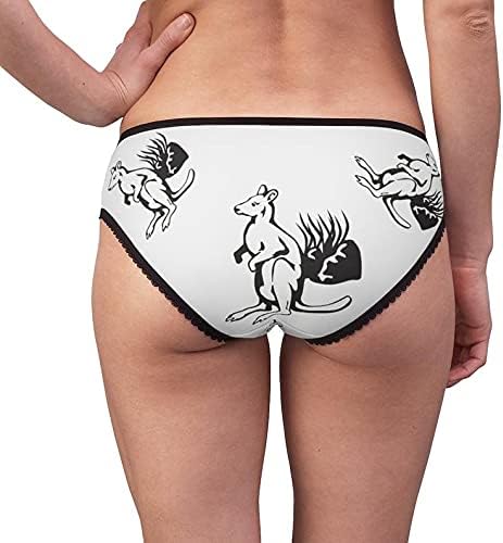 Wallaby Panties, Wallaby Underwear, Briefs, Cotton Briefs, Funny Underwear, Panties For Women