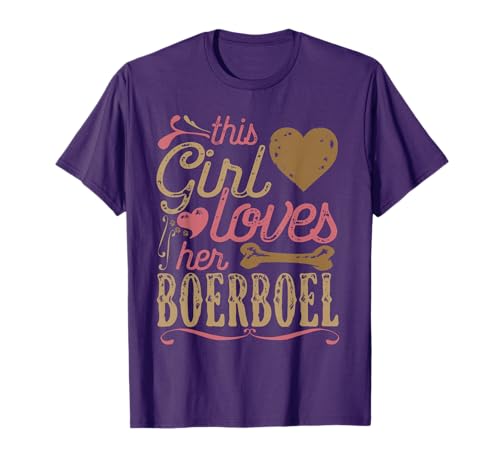 Boerboel Shirt - Dog Lover Tshirt Gift Dogs Tee T-Shirt for Men Women Girls Kids