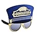 Sun-Staches Polar Express Train Conductor Sunglasses | UV400 Lenses | One Size Fits Most