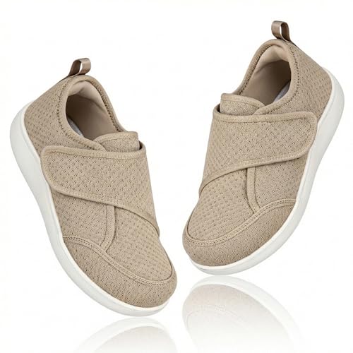 Zapatos cómodos para ancianos de horma ancha ideales para paseos diarios