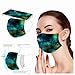 Vevino 【50pcs】Disposable Face Màsk with Designs for Adults, 3Ply Full Face Protection Breathable Dust-Proof