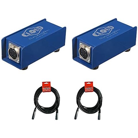 Cloud Microphones Cloudlifter CL-1 Mic Activator (2-Pack) with 2x XLR-XLR Cable Bundle Cover