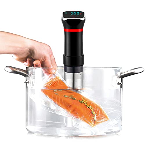 Sous-Vide-Präzisionskocher-Maschine 1100W Immersions-Sous-Vide-Thermostat-Wasserbad mit genauer Temperatur- und Zeitsteuerung für gesundes Essen