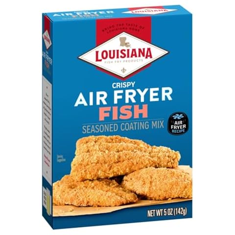 Louisiana AIR FRYER Seasoned Coating Mix for FISH Cover
