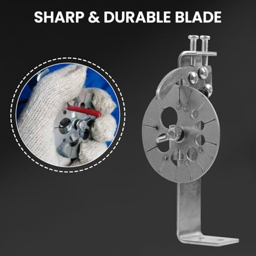 Image of Serplex Manual Handheld Wire Stripper with Multi-Cable Slots,Includes 10Pcs Stainless Steel Blades,Wire Stripper Tool Porable Handheld Multi Cable Cable